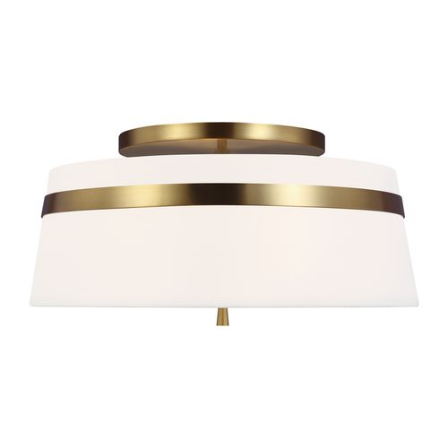 Cordtlandt 3-Light Ceiling Light in Burnished Brass by Alexa Hampton