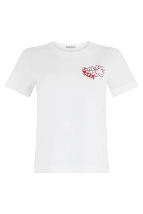 Short-Sleeve T-Shirt with Colorful Print