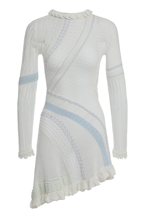 Knitted Dress with Long Sleeves