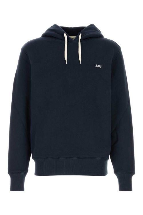 Cotton Hoodie — Navy