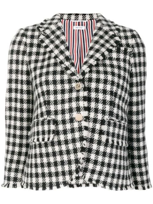 BlackWhite Checked Blazer