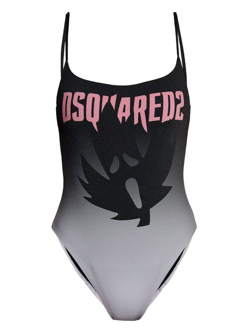 DSQUARED2 Branded one-piece - Zwart