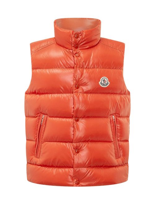 Kids Orange Quilted Jacket