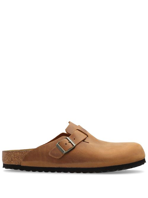 Boston leather slippers - Brown