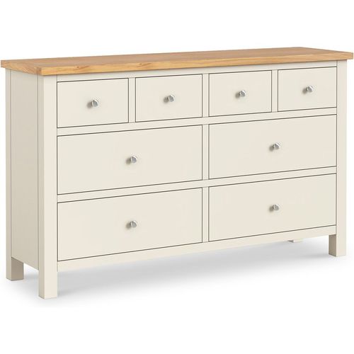 Farrow XL 8 Drawer Chest Of Drawers | Grey Cream White Navy | Roseland