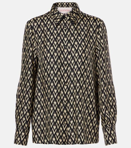 Toute La V silk twill shirt