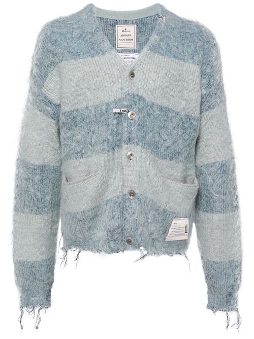Striped cardigan - Blue