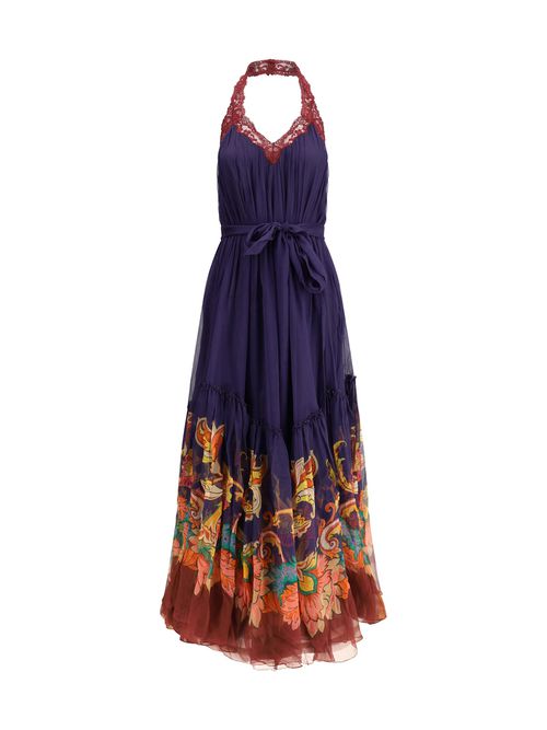 Silk Long Dress