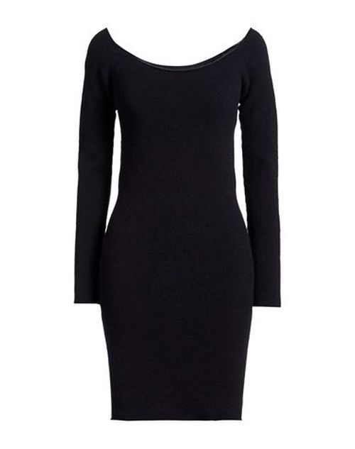 Woman Mini dress Midnight blue Size M Virgin Wool, Polyamide, Cashmere, Elastane