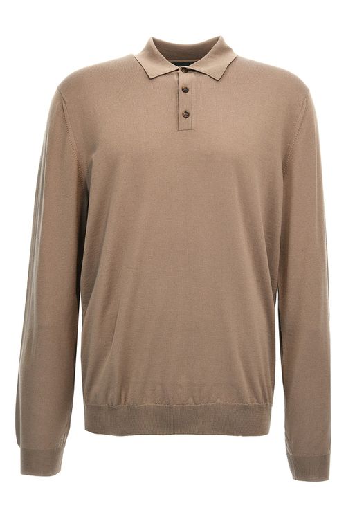Virgin Wool Polo Shirt