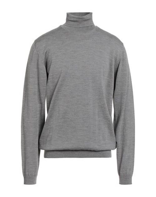 Man Turtleneck Grey Size 42 Merino Wool