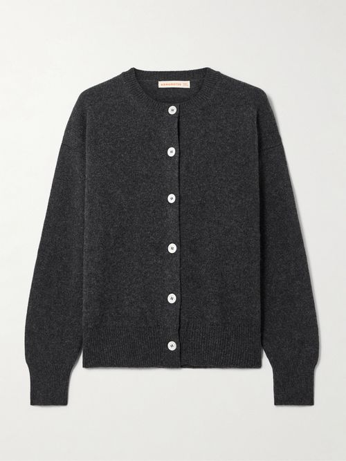 &Wool Cardigan - Gray