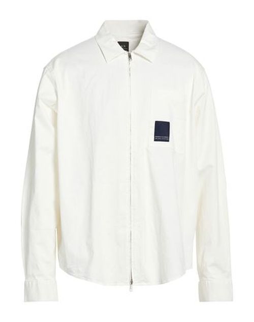 Man Shirt White Size XS Cotton, Elastane