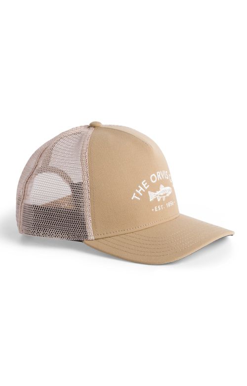 Men's Co Trucker Cap, Khaki