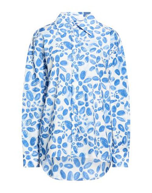 Woman Shirt Light blue Size 2 Cotton