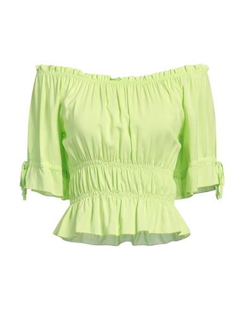 Collection Woman Top Lime green Size M Rayon