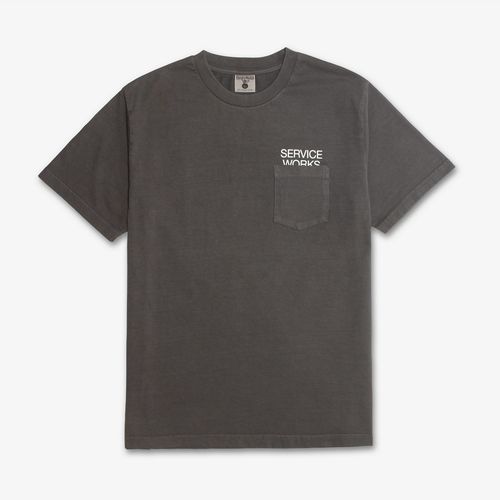 Service Works Nourish Pocket Tee - CHARCOAL - unisex