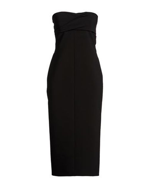 Woman Midi dress Black Size 4 Polyester, Polyurethane