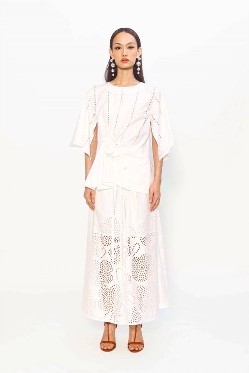 Venetian Top In Ivory