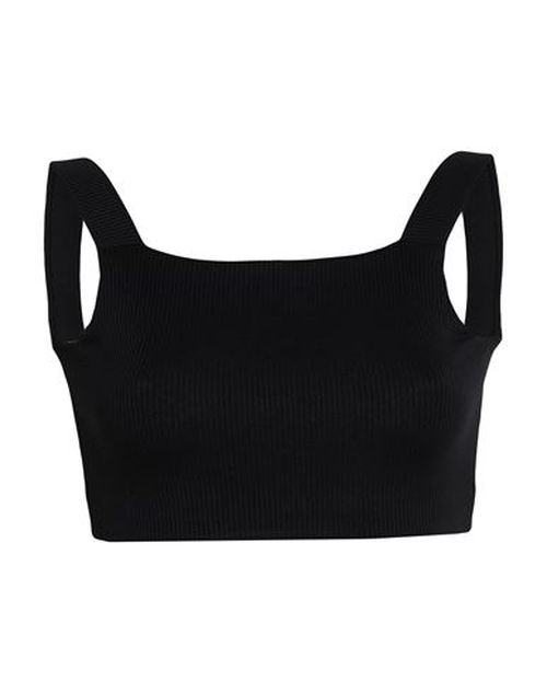 Woman Top Black Size L Tencel, Elastane