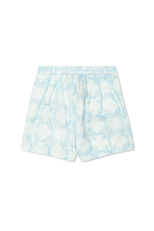 Monogram Shorts, Unisex, Light Blue