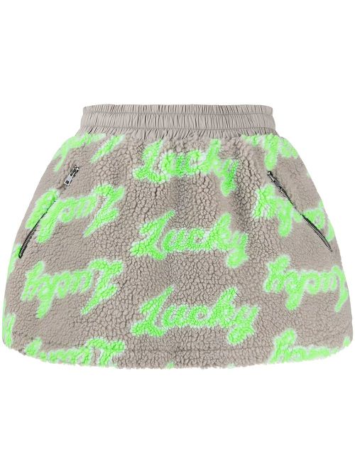 Terry-cloth skirt - Grey