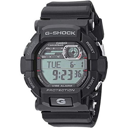 G-Shock Men's Vibration Alarm Black Resin Strap Sport Watch