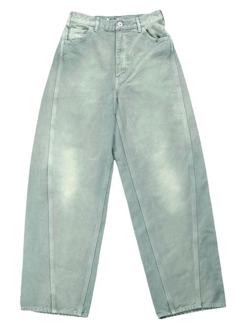 Auralee cotton tapered jeans - Green