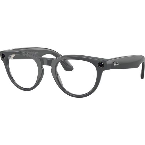 Ray - Ban Unisex Ray - Ban Meta RW4013 Headliner 6702CE - GEN 2 Sunglasses Injected Grey Transparent Pantos Transitions Photochromatic