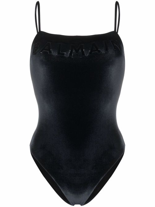 Bandeau one-piece swimsuit - Black