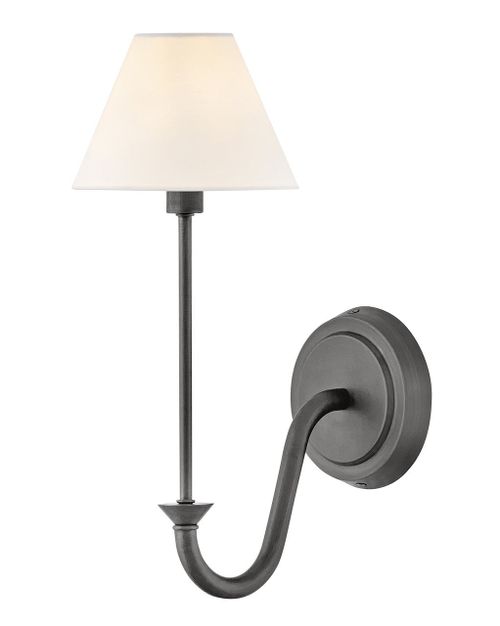 Blackened Brass LED Wall Sconce from the Greta Collection