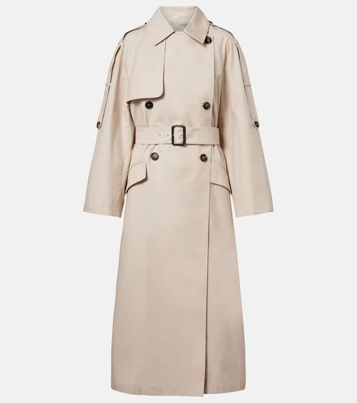 The Cube Delfino twill trench coat