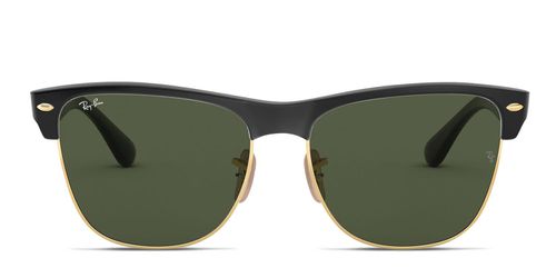 RB4175 Clubmaster Oversized Black/Gold