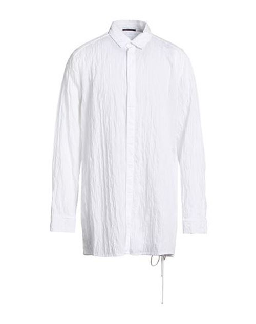 Man Shirt White Size M Modal, Polyamide