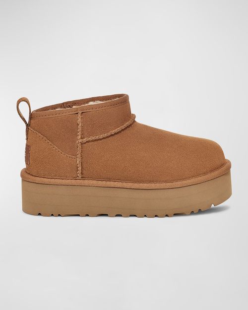 Girl's Classic Ultra Mini Platform Boots