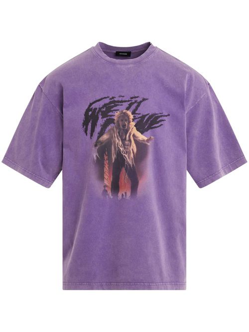 Cotton T-shirt - Purple
