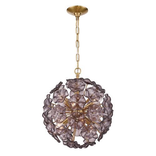 Aged Brass Chandelier from the Esme Collection