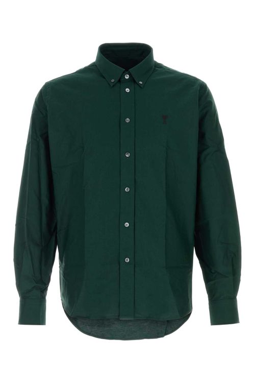 Oxford Cotton Shirt — Green