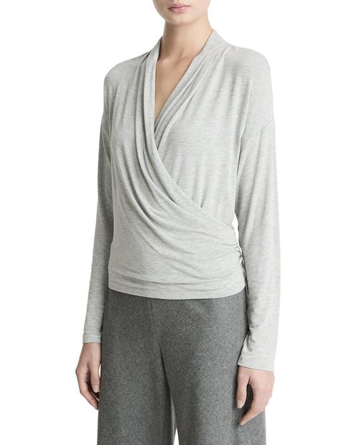 Relaxed Wrap Top