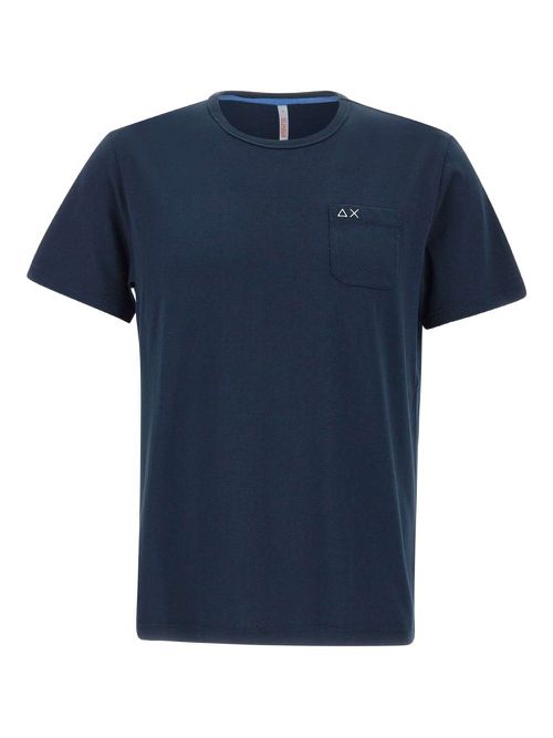Cotton T-shirt - BLUE