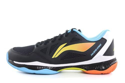 LI-NING Halberd Strike Unisex Badminton Shoes Anti-Slip Featherlight Rebound Professional Training Sports Sneakers Glacier Blue/Bright Cobalt Blue US