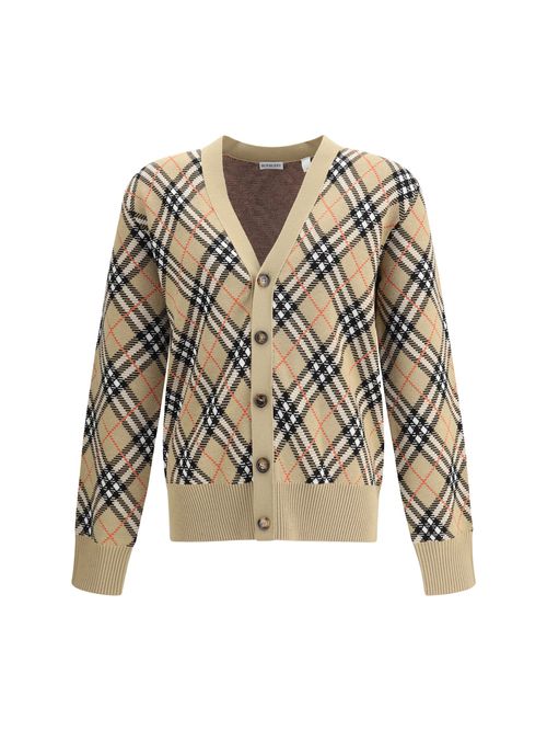 Archive Check Wool Cardigan