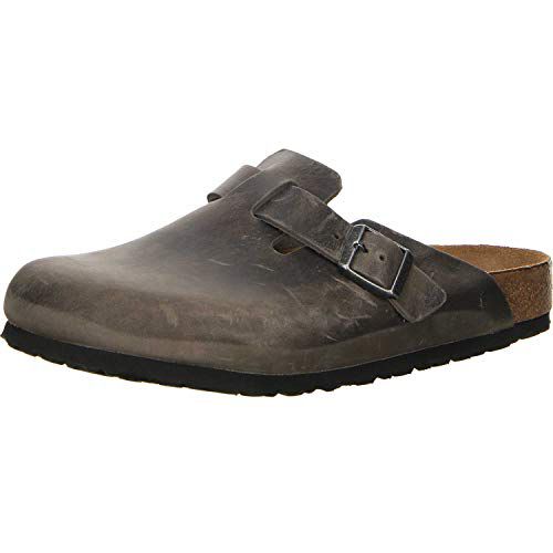 Birkenstock Unisex Boston BS Oiled Leather Iron Sandals/