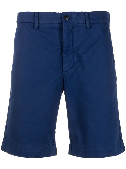Four-pocket chino shorts - Blue