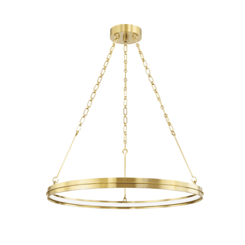 Aged Brass LED Chandelier from the Rosendale Collection