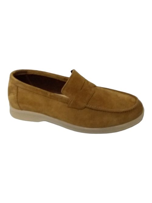 Loafers Man Brown Suede Shoe - Men