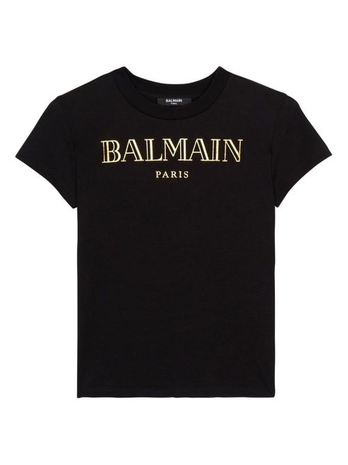 Logo-print cotton t-shirt - Black