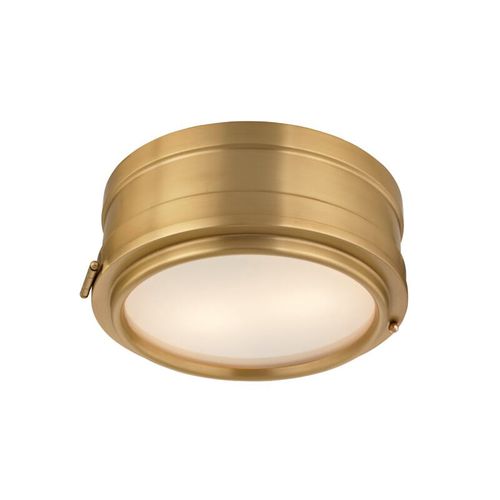 Rye 2-Light Ceiling Light in Aged Bra