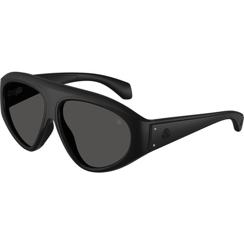 Moncler Unisex Moncler ME8014U ZYRA 500687 Gafas de sol Inyectado Negro Gris Piloto Norma