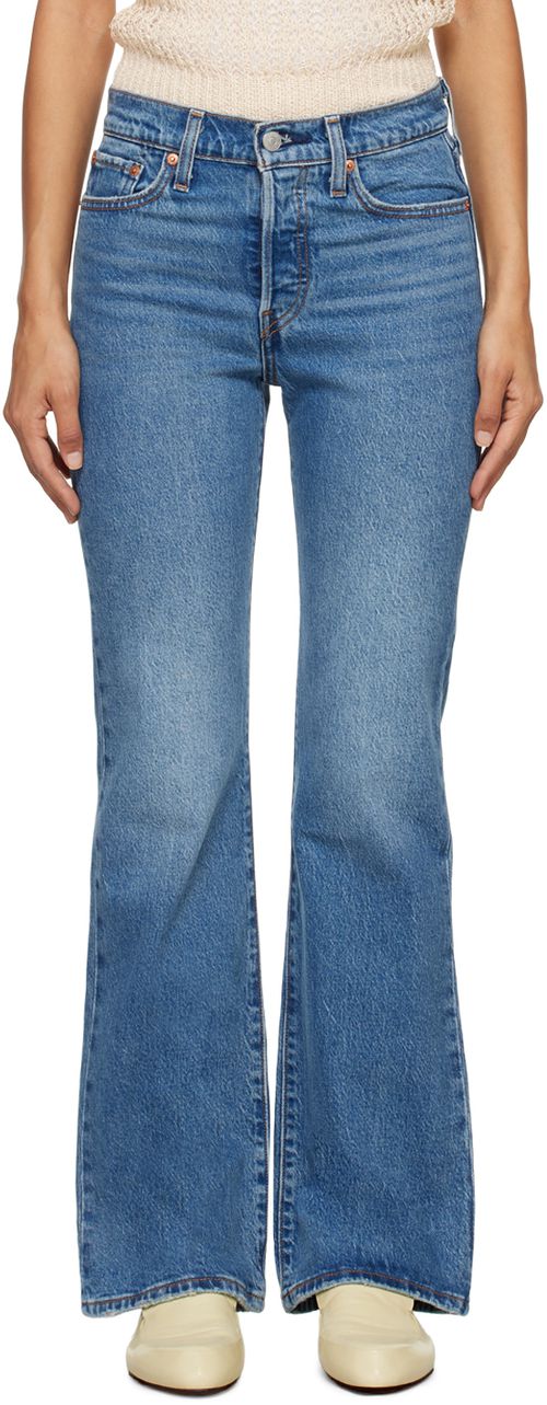 Levi's Blue Wedgie Bootcut Jeans